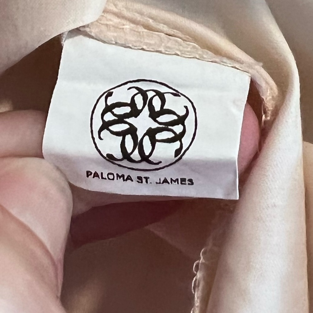 Paloma St. James,Gorgeous 100% Egyptian Cotton,Extra Long Tuxedo Cuffs,Stunning - Picture 8 of 13